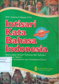 Image of Intisari Kata Bahasa Indonesia