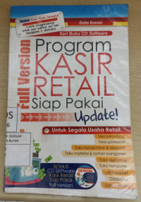Image of Seri Buku CD Software : Program Kasir Retail Siap Pakai Update!